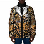 Proud Black Nurse RN Padded Jacket African Stethoscope Animal Skins Pattern