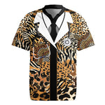 Proud Black Nurse RN Rugby Jersey African Stethoscope Animal Skins Pattern