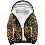 Proud Black Nurse RN Sherpa Hoodie African Stethoscope Animal Skins Pattern