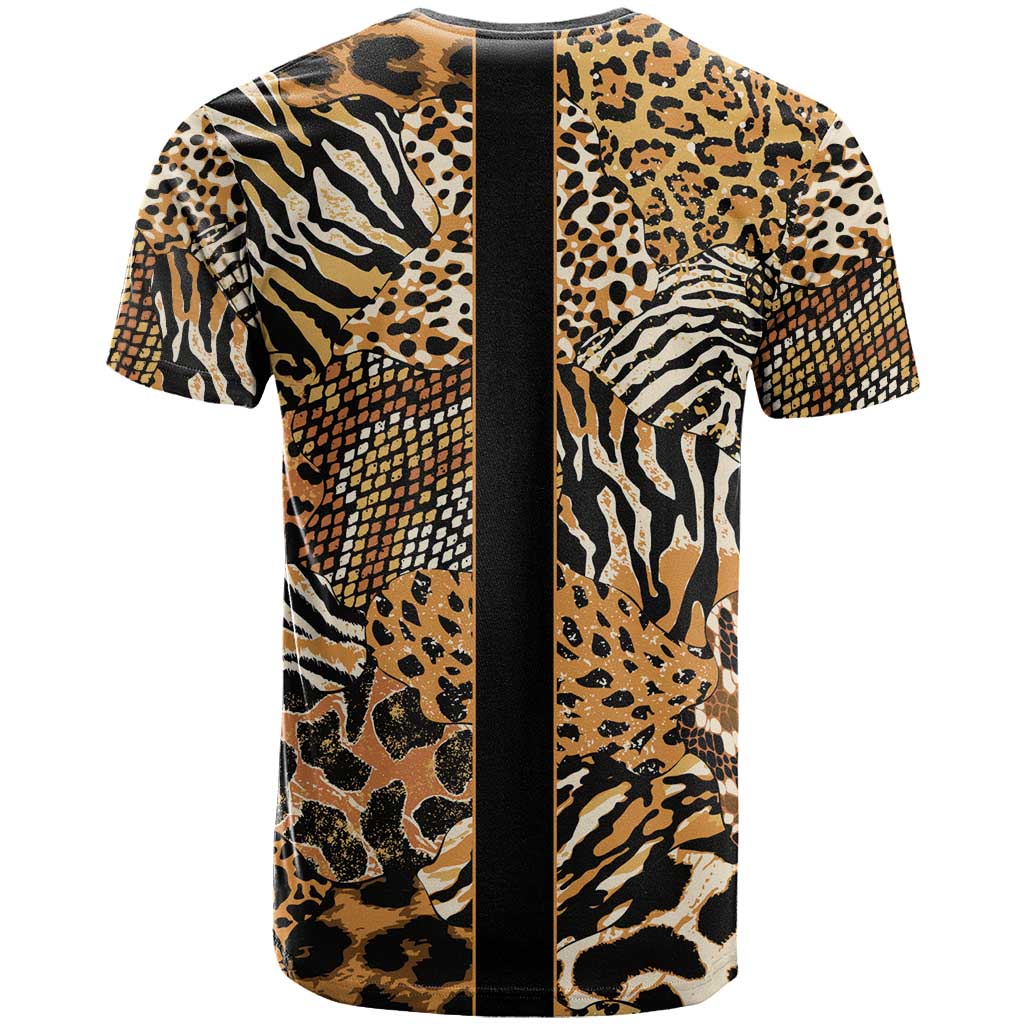 Proud Black Nurse RN T shirt African Stethoscope Animal Skins Pattern