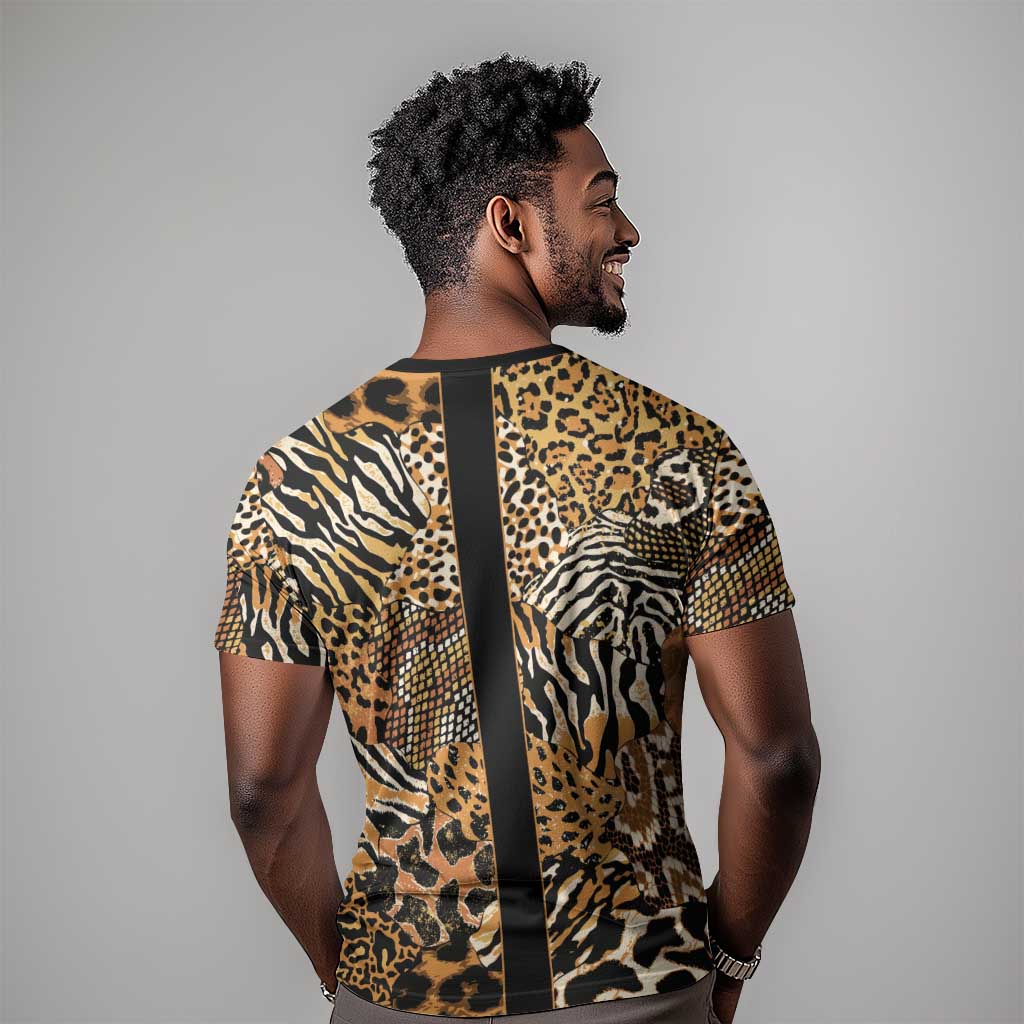 Proud Black Nurse RN T shirt African Stethoscope Animal Skins Pattern