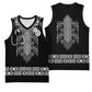Proud Black Nurse RN Basketball Jersey Black African Pattern Stethoscope Dashiki Motif