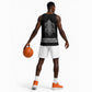 Proud Black Nurse RN Basketball Jersey Black African Pattern Stethoscope Dashiki Motif