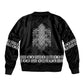 Proud Black Nurse RN Bomber Jacket Black African Pattern Stethoscope Dashiki Motif