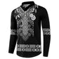 Proud Black Nurse RN Button Sweatshirt Black African Pattern Stethoscope Dashiki Motif