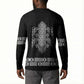 Proud Black Nurse RN Button Sweatshirt Black African Pattern Stethoscope Dashiki Motif