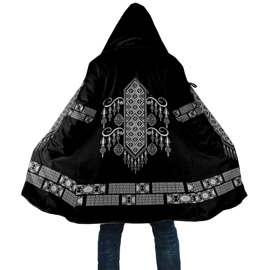 Proud Black Nurse RN Cloak Black African Pattern Stethoscope Dashiki Motif