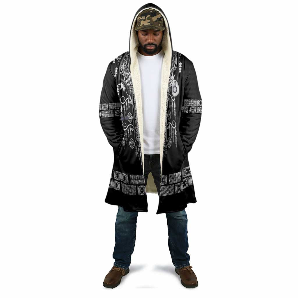 Proud Black Nurse RN Cloak Black African Pattern Stethoscope Dashiki Motif