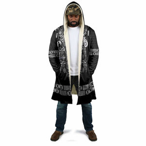 Proud Black Nurse RN Cloak Black African Pattern Stethoscope Dashiki Motif