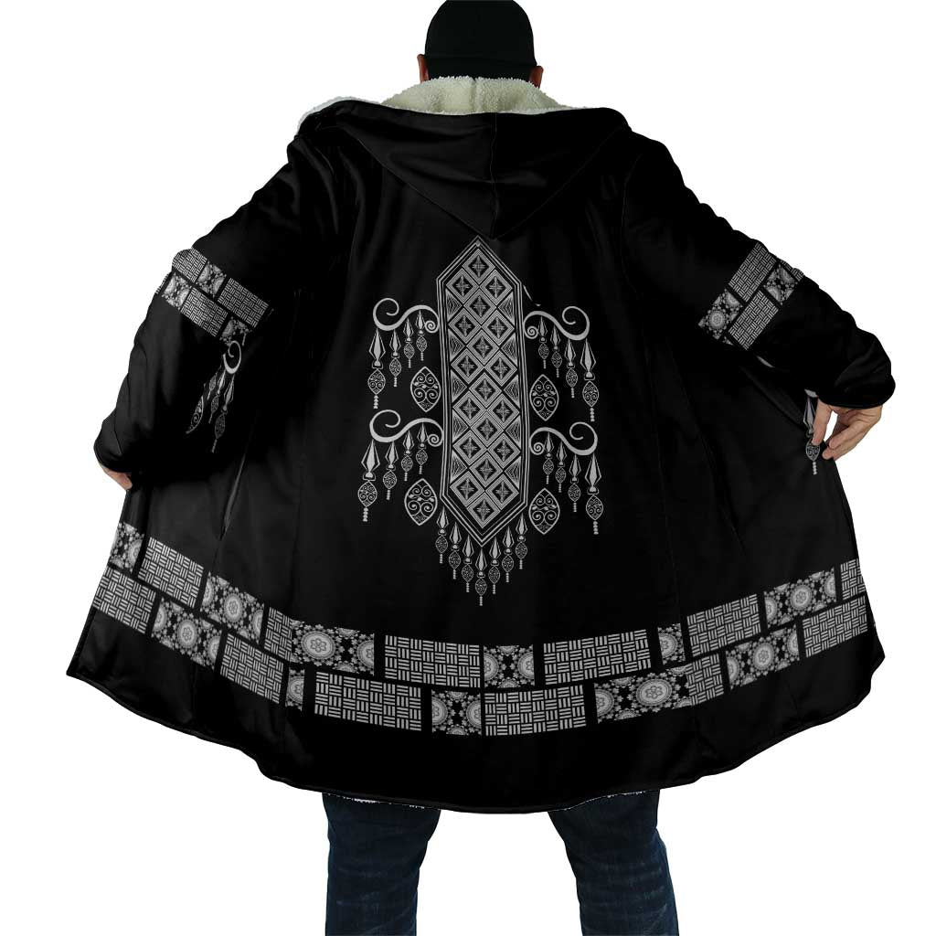 Proud Black Nurse RN Cloak Black African Pattern Stethoscope Dashiki Motif