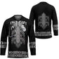 Proud Black Nurse RN Hockey Jersey Black African Pattern Stethoscope Dashiki Motif