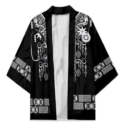 Proud Black Nurse RN Kimono Black African Pattern Stethoscope Dashiki Motif