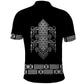 Proud Black Nurse RN Polo Shirt Black African Pattern Stethoscope Dashiki Motif