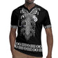 Proud Black Nurse RN Rugby Jersey Black African Pattern Stethoscope Dashiki Motif