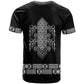 Proud Black Nurse RN T shirt Black African Pattern Stethoscope Dashiki Motif