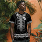 Proud Black Nurse RN T shirt Black African Pattern Stethoscope Dashiki Motif