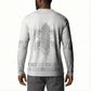 Proud Black Nurse RN Button Sweatshirt White African Pattern Stethoscope Dashiki Motif