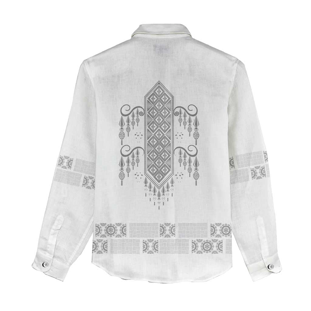Proud Black Nurse RN Women Casual Shirt White African Pattern Stethoscope Dashiki Motif