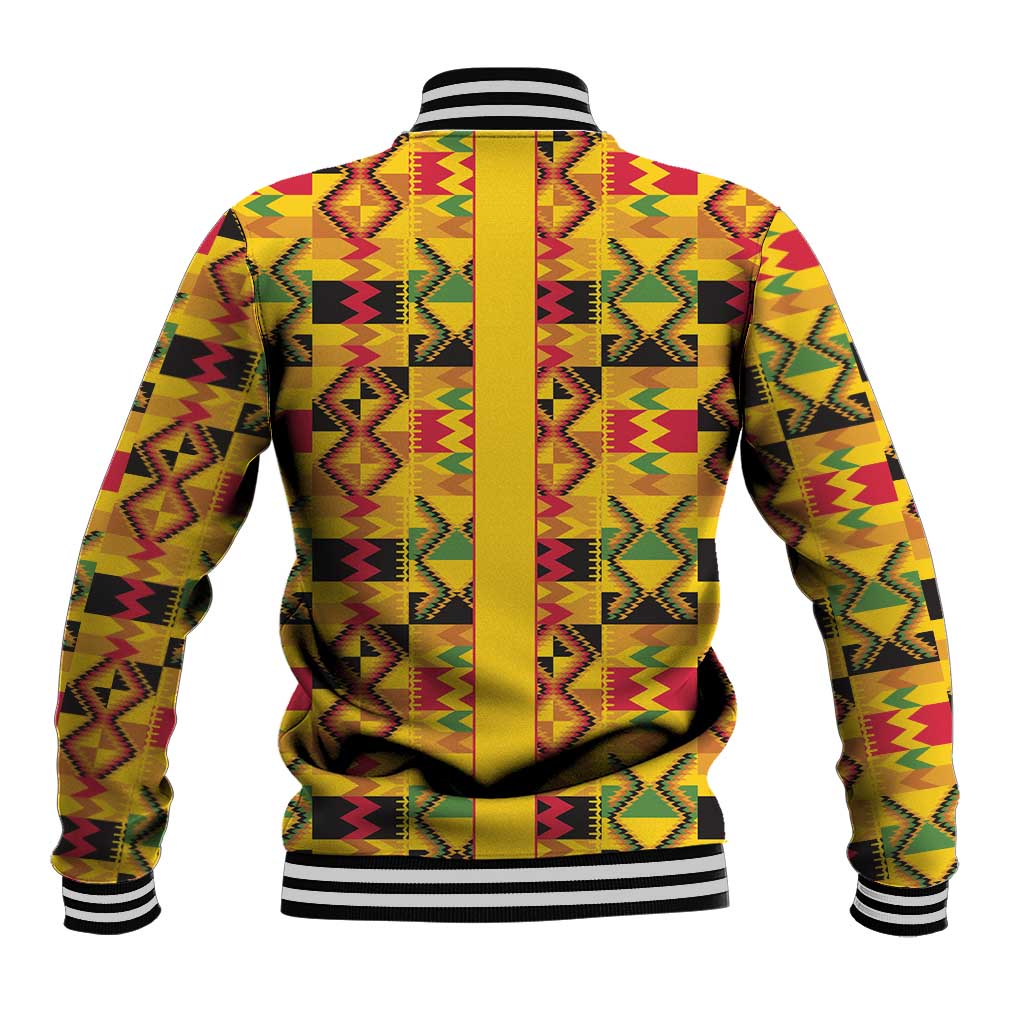 Proud Black Nurse RN Baseball Jacket African Stethoscope Kente Pattern