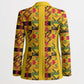 Proud Black Nurse RN Blazer African Stethoscope Kente Pattern