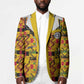 Proud Black Nurse RN Blazer African Stethoscope Kente Pattern