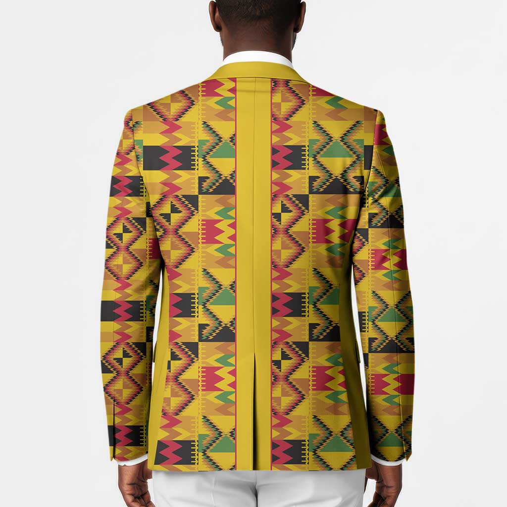 Proud Black Nurse RN Blazer African Stethoscope Kente Pattern
