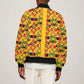 Proud Black Nurse RN Bomber Jacket African Stethoscope Kente Pattern
