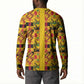 Proud Black Nurse RN Button Sweatshirt African Stethoscope Kente Pattern