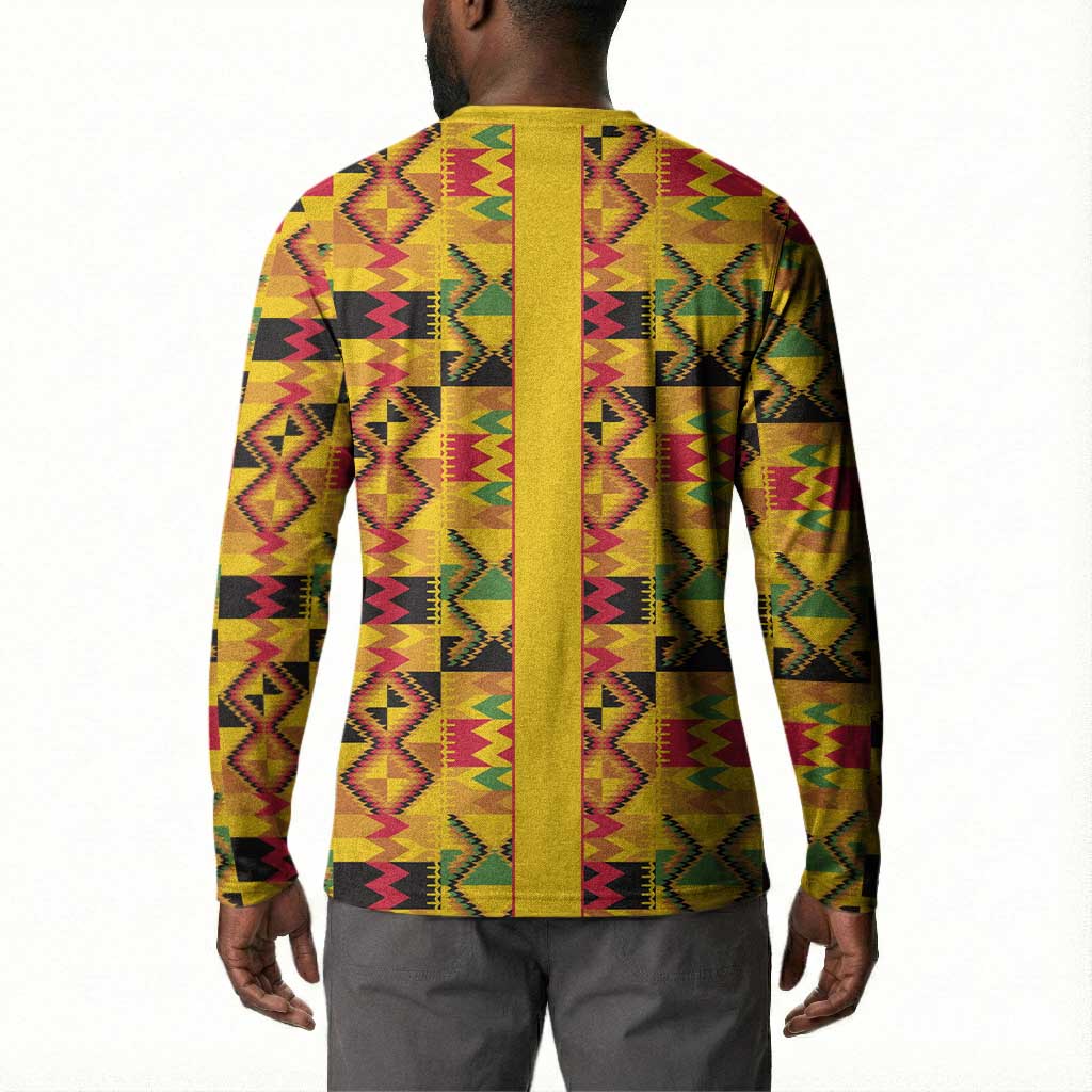 Proud Black Nurse RN Button Sweatshirt African Stethoscope Kente Pattern