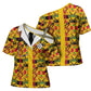 Proud Black Nurse RN Cross Shoulder Shirt African Stethoscope Kente Pattern