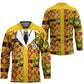 Proud Black Nurse RN Hockey Jersey African Stethoscope Kente Pattern