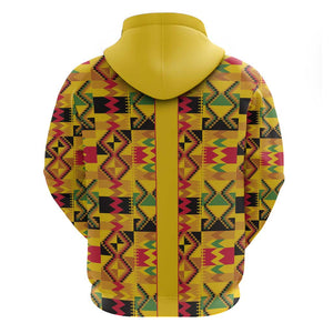Proud Black Nurse RN Hoodie African Stethoscope Kente Pattern