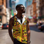 Proud Black Nurse RN Men Tank Top African Stethoscope Kente Pattern