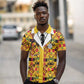Proud Black Nurse RN Polo Shirt African Stethoscope Kente Pattern