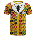 Proud Black Nurse RN T shirt African Stethoscope Kente Pattern