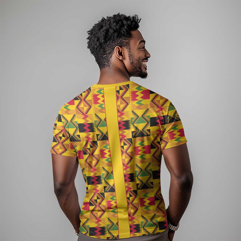 Proud Black Nurse RN T shirt African Stethoscope Kente Pattern