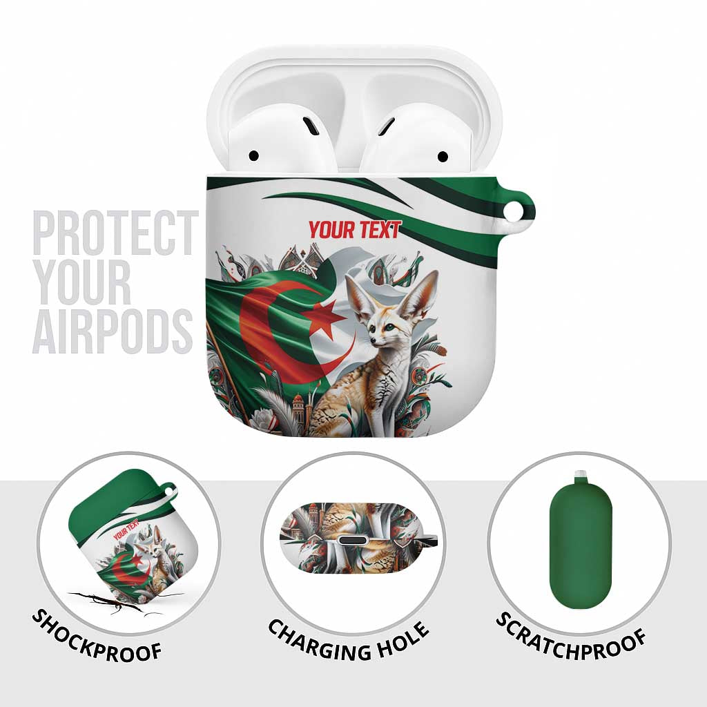 Algeria Fennec Fox Personalized AirPods Case with Algerian Culture and Nature