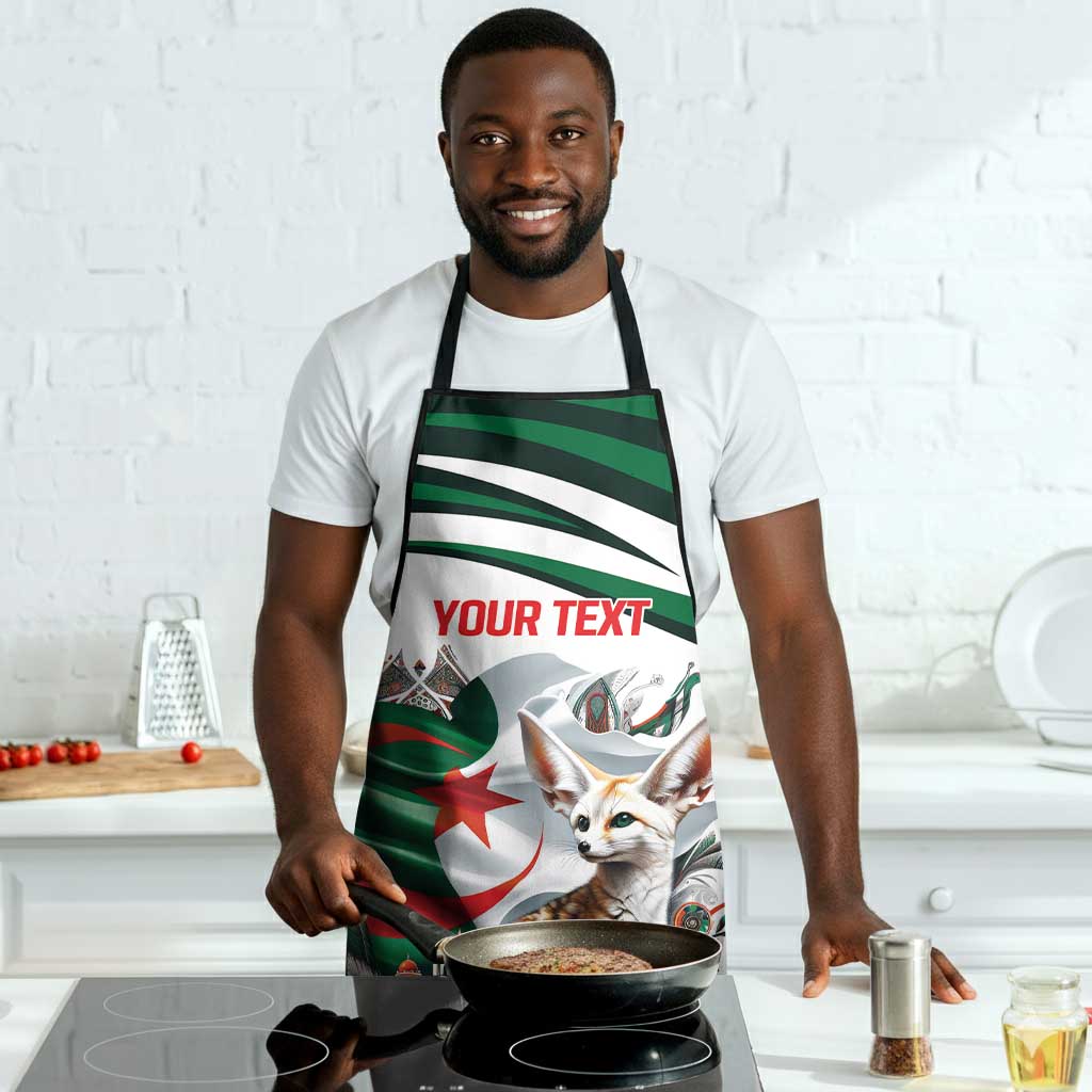Algeria Fennec Fox Personalized Apron with Algerian Culture and Nature