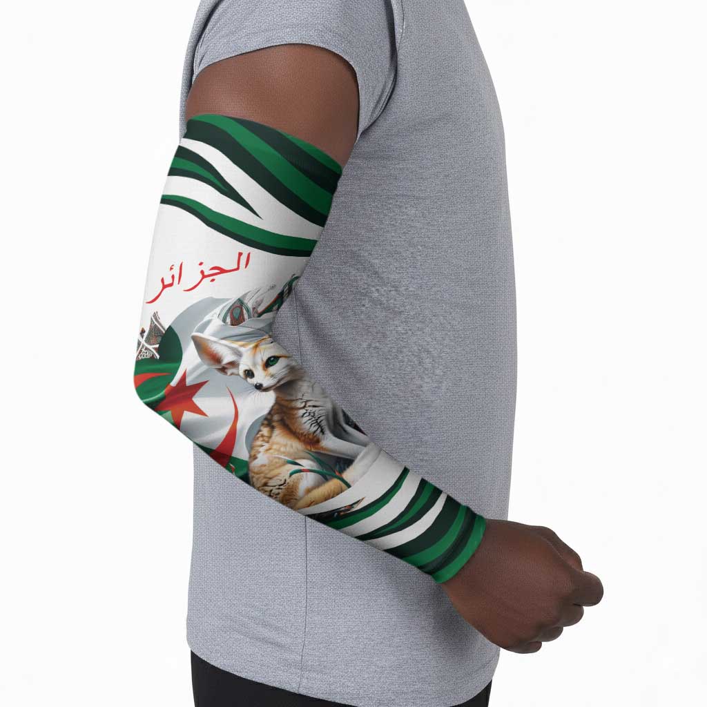 Algeria Fennec Fox Personalized Arm Sleeves with Algerian Culture and Nature