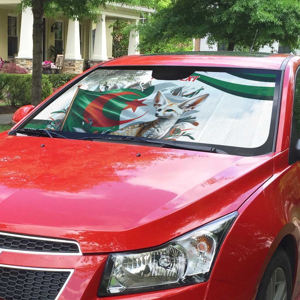 Algeria Fennec Fox Personalized Auto Sun Shade with Algerian Culture and Nature