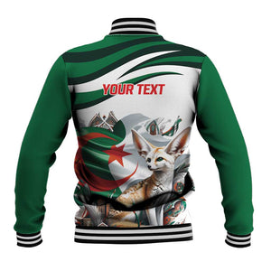 Algeria Fennec Fox Personalized Baseball Jacket with Algerian Culture and Nature LT9