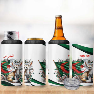 Algeria Fennec Fox Personalized 4 in 1 Can Cooler Tumbler with Algerian Culture and Nature