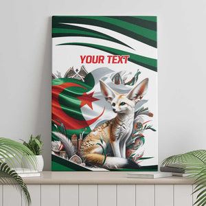 Algeria Fennec Fox Personalized Canvas Wall Art with Algerian Culture and Nature