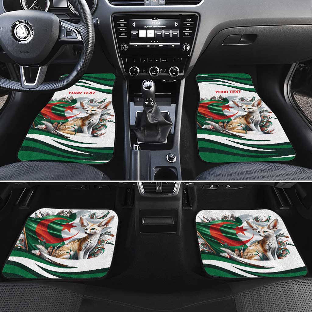 Algeria Fennec Fox Personalized Car Mats with Algerian Culture and Nature