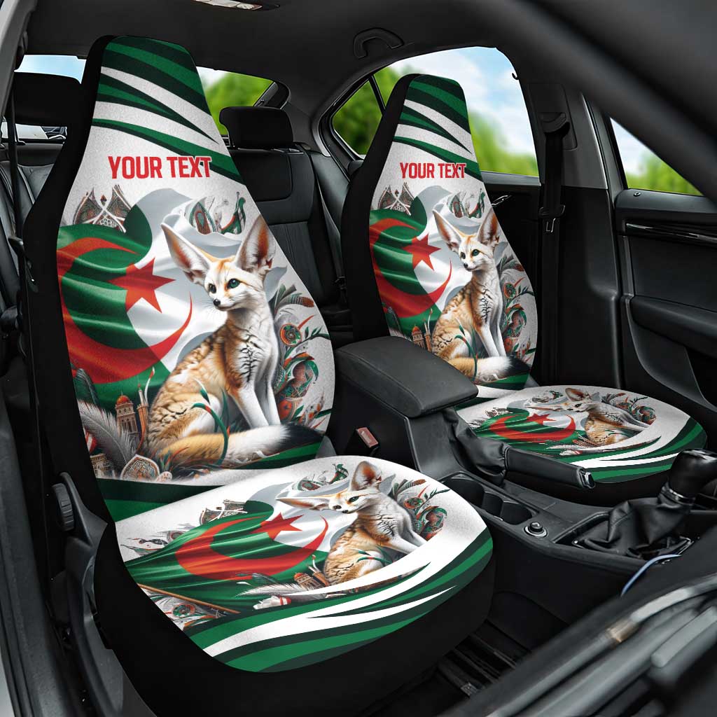 Algeria Fennec Fox Personalized Car Seat Cover with Algerian Culture and Nature