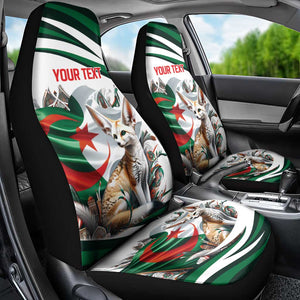 Algeria Fennec Fox Personalized Car Seat Cover with Algerian Culture and Nature