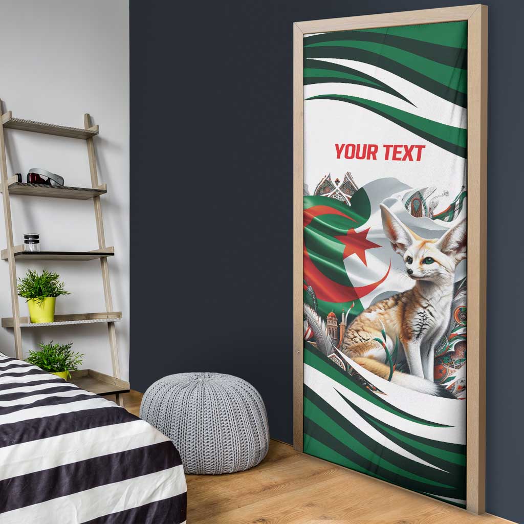 Algeria Fennec Fox Personalized Door Cover with Algerian Culture and Nature