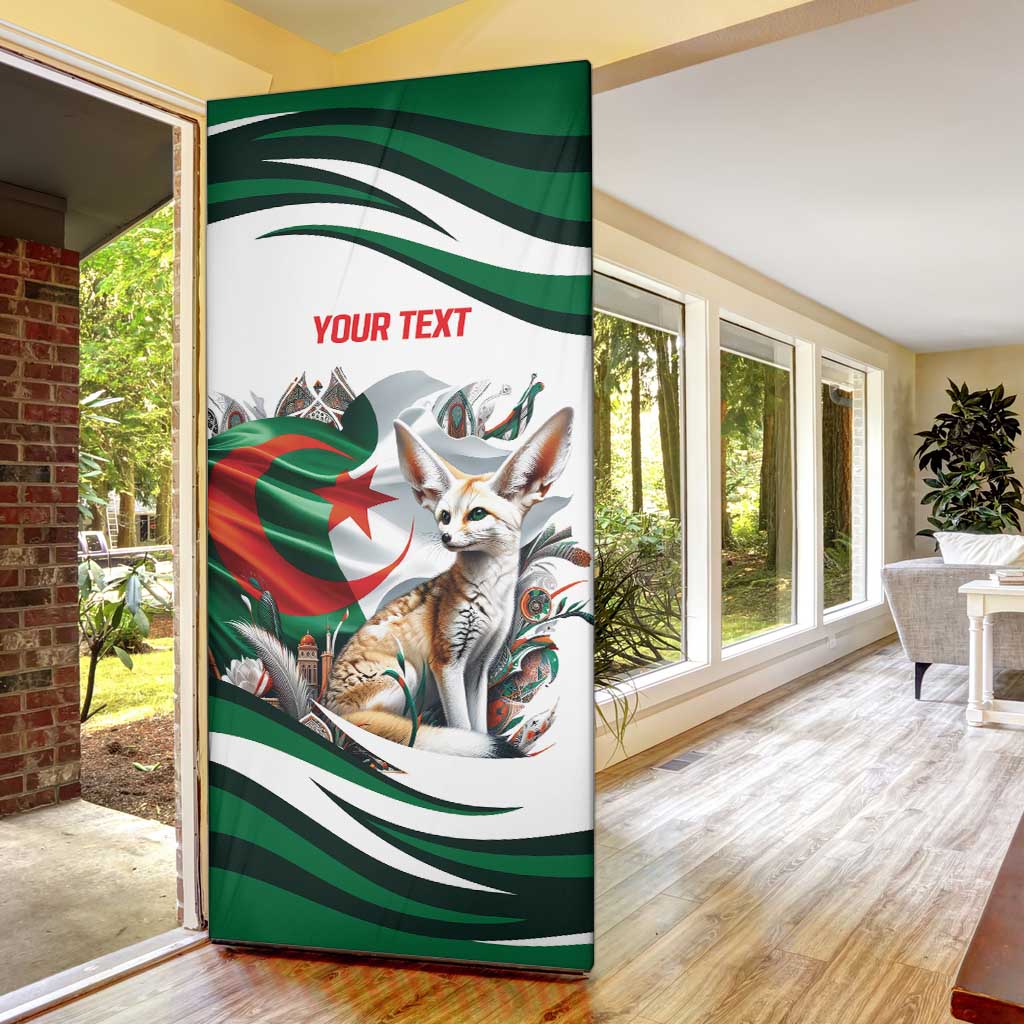Algeria Fennec Fox Personalized Door Cover with Algerian Culture and Nature