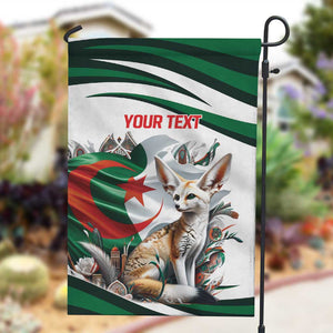 Algeria Fennec Fox Personalized Garden Flag with Algerian Culture and Nature