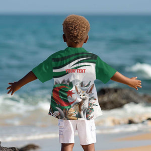 Algeria Fennec Fox Personalized Kid Hawaiian Shirt with Algerian Culture and Nature